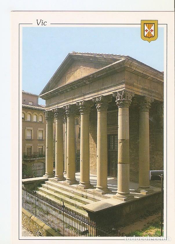 Postales: Postal 042073 : Vic (Barcelona). Templo Romano - Varios