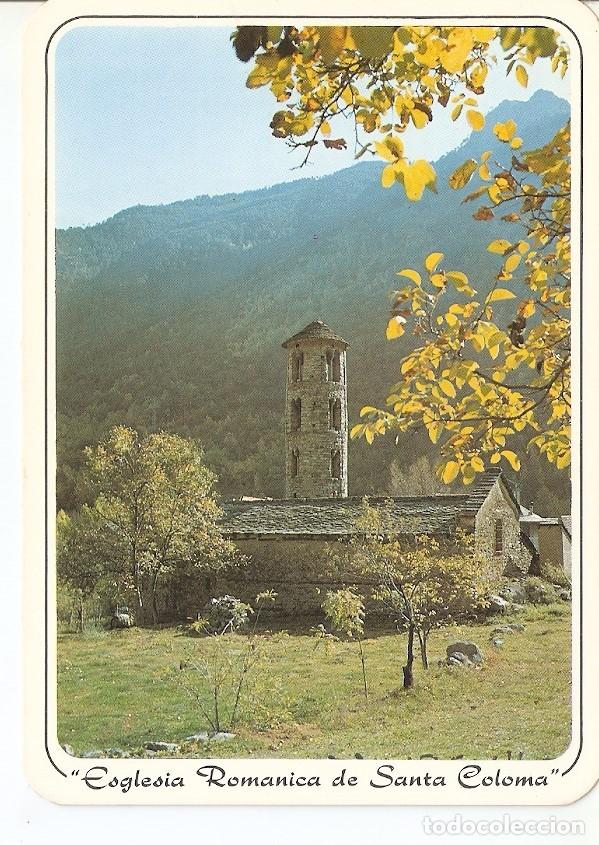 Postales: Postal 041596 : Valls dAndorra. Esglesia romaniva de Santa Coloma - Varios