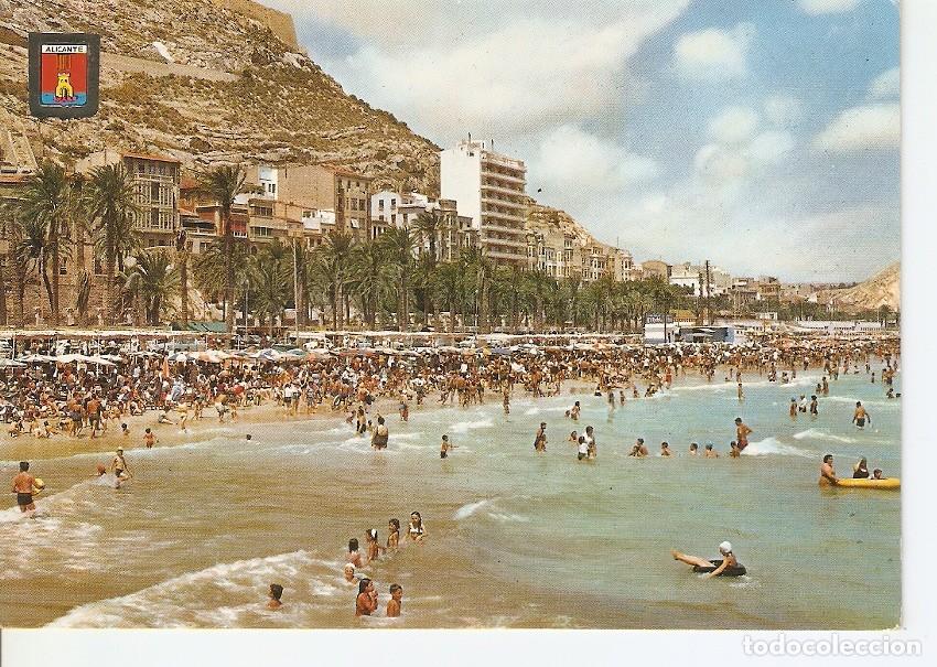 Postkarten: Postal 041707 : Alicante (Costa Blanca). Playa del Postiguet - Varios