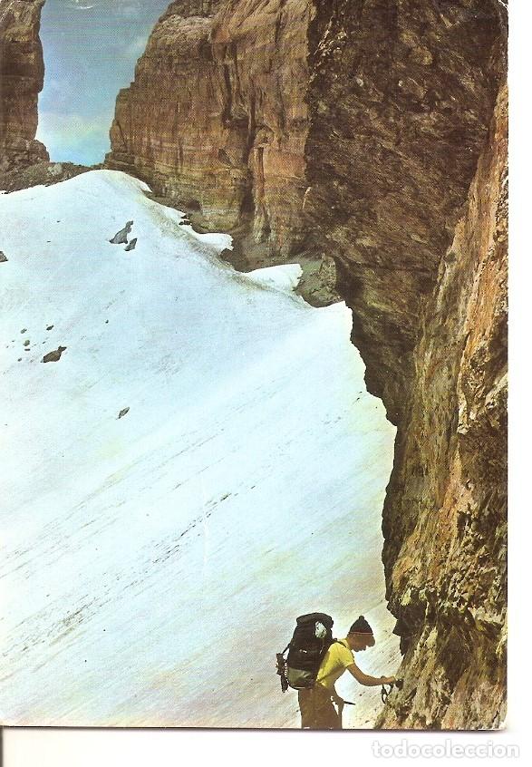 Cartes Postales: Postal 041832 : Alto Aragon (Huesca). Ordesa - Brescha de Rolando desde el Pasamanos - Varios