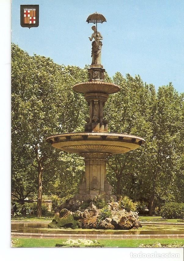 Postcards: Postal 042274 : Barcelona. Parque de la Ciudadela. Dama del Paraguas - Varios