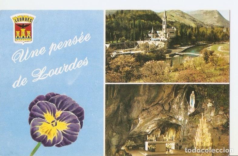 Postkarten: Postal 041870 : Lourdes. La Basilica - La Grotta - Varios