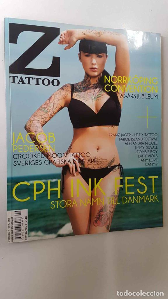 Postales: Revista: Z Tattoo 2012 num. 9 - Model: Alesandra Nicole. Faroe Island Tatto and Music Festival, Jaco