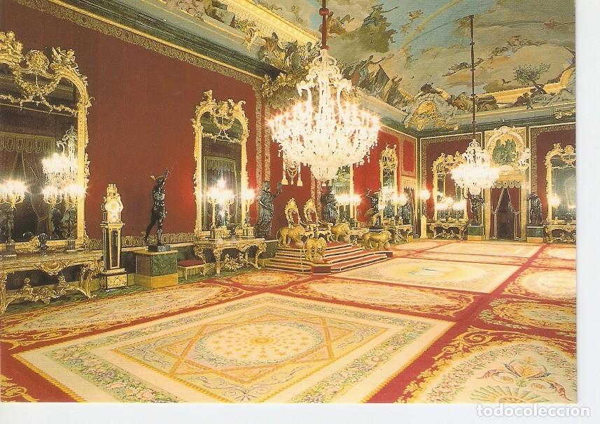 Postales: Postal 041987 : Salon del Torno. Palacio Real de Madrid - Varios