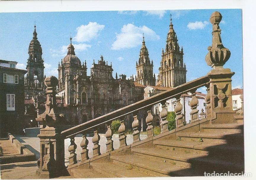 Postales: Postal 042126 : Santiago de Compostela. Catedral. Fachada de la Azabacheria - Varios
