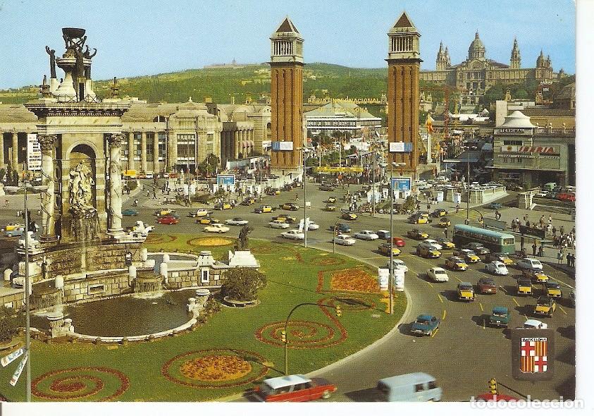 Postais: Postal 042657 : Barcelona. Plaza de Espa&ntilde;a - Varios