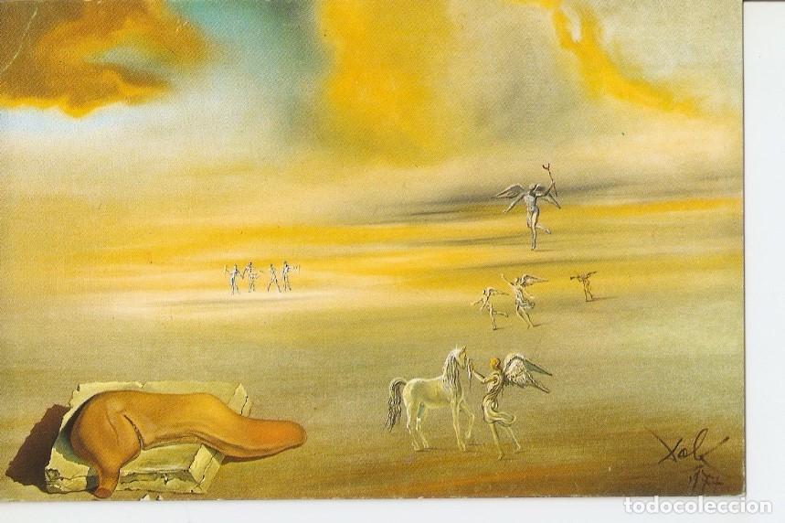 Postales: Postal 042174 : Salvador Dali. Monstruo blando en paisaje angelico - Varios