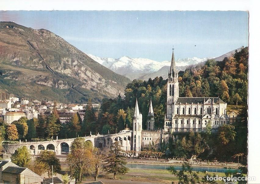 Cartoline: Postal 042811 : Lourdes. The Basilica and the Pic du Jer - Varios