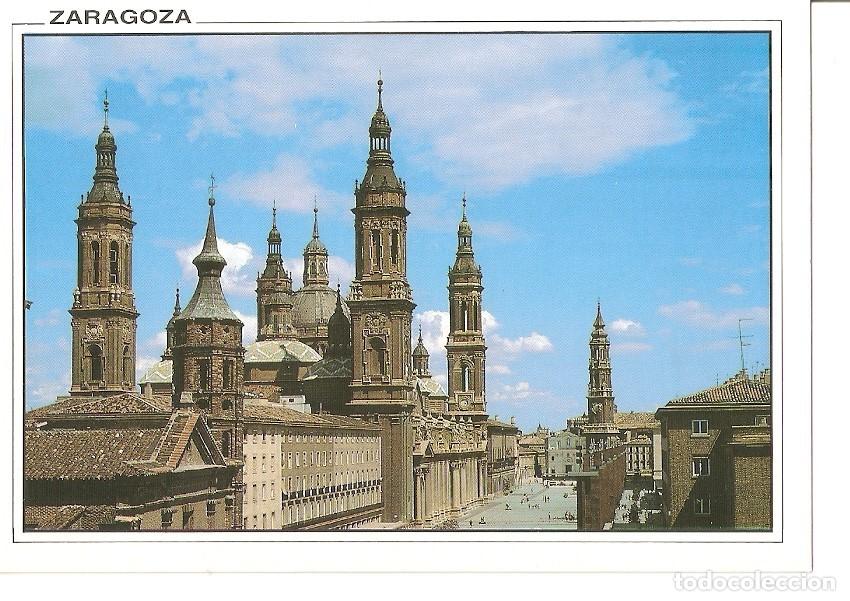 Postais: Postal 042445 : Zaragoza. Basilica del Pilar y Plaza - Varios