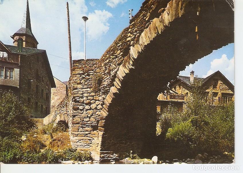 Postkarten: Postal 042481 : Esterri de Aneu (Pirineo Catalan). Puente romanico - Varios