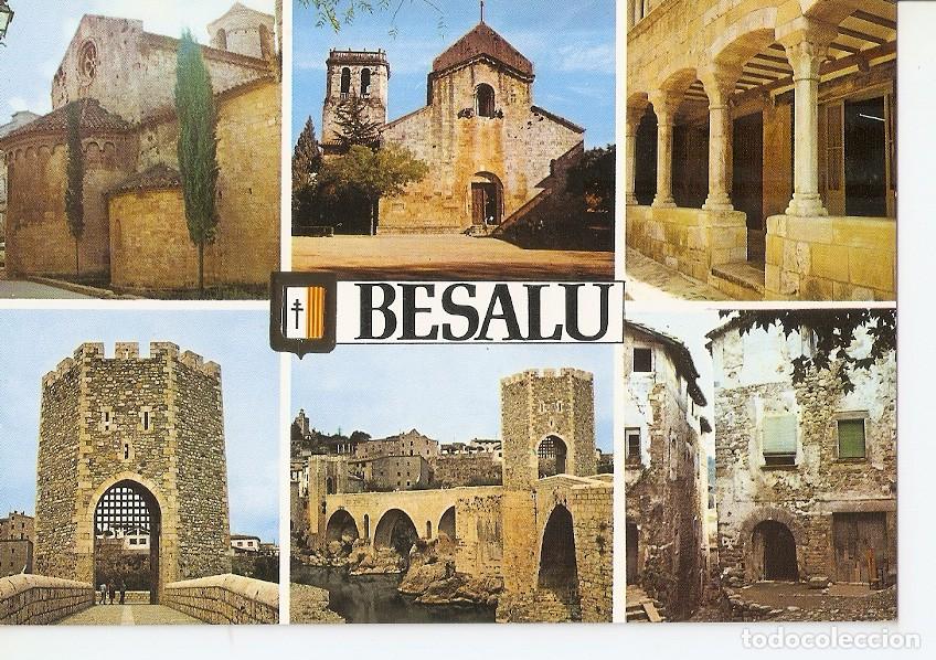 Postais: Postal 042662 : Besalu (Girona). Comtal Vila. Diferents aspectes - Varios