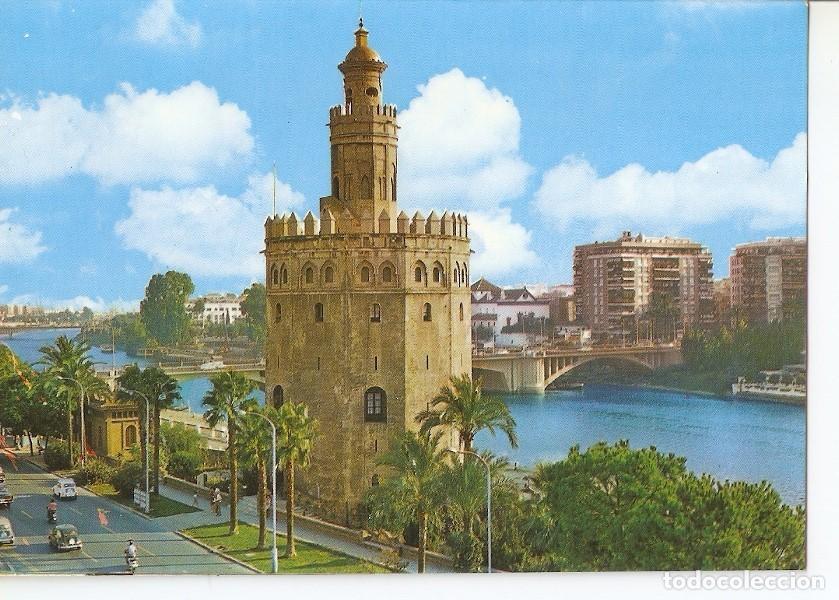Postcards: Postal 043056 : Sevilla. Torre del Oro y rio Guadalquivir - Varios