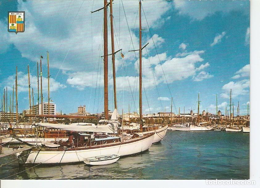 Postais: Postal 043357 : Mallorca. Palma. Puerto vista parcial - Varios