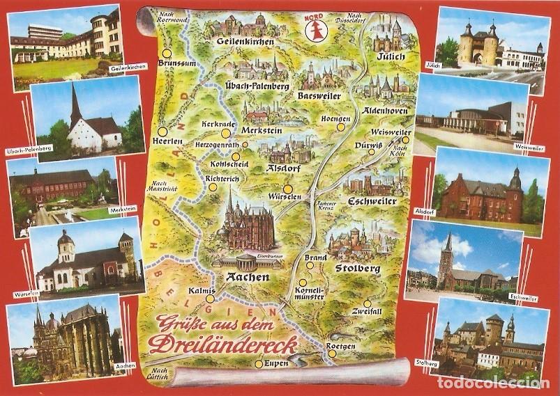 Postkarten: Postal 043502 : GruBe aus dem Dreilandereck - Varios