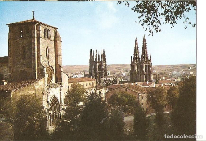 Postais: Postal 043399 : Burgos. Iglesia de San Esteban y Catedral - Varios