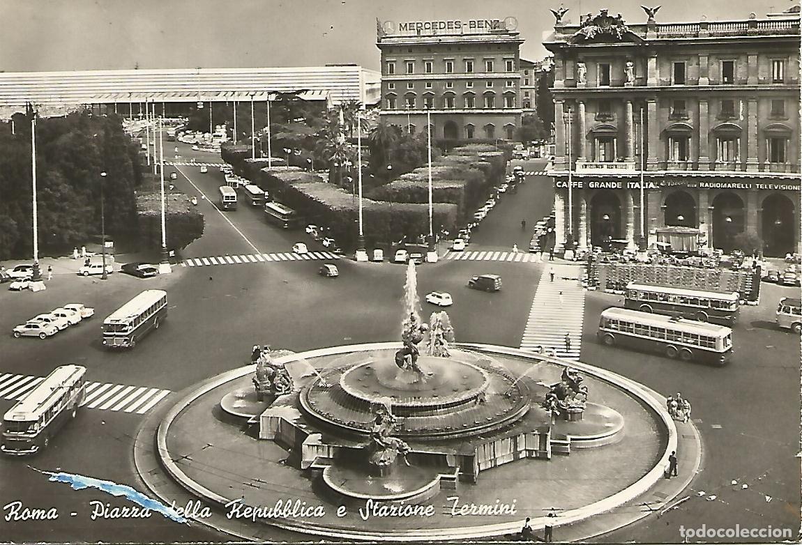 Postales: Postal 51528: ROMA - Plaza de la Republica - Varios