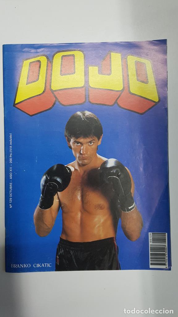 Postales: Revista: Dojo num 129, a&ntilde;o XII, octubre 1988. Revista Artes Marciales. Poster central: Branko Cikati