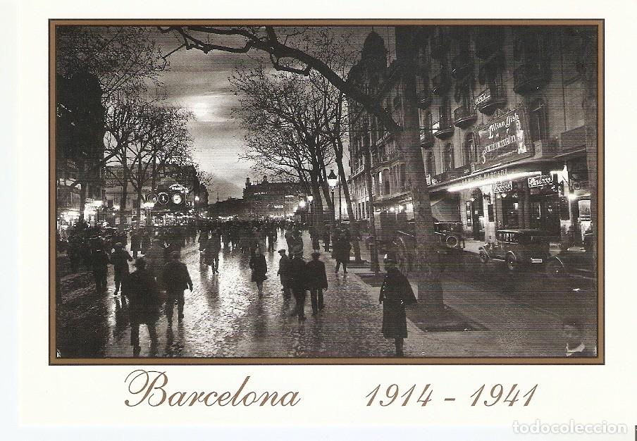 Postais: Postal 044011 : Barcelona. La Rambla de Canaletes de nit - Varios