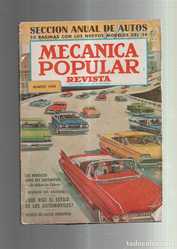 Postales: Mecanica Popular : Marzo 1959: Los heroicos a&ntilde;os del automovil -
