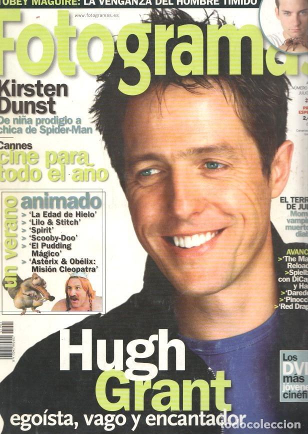 Postais: Fotogramas numero 1905, Julio 2002: Hugh Grant, egoista, vago y encantador- - varios