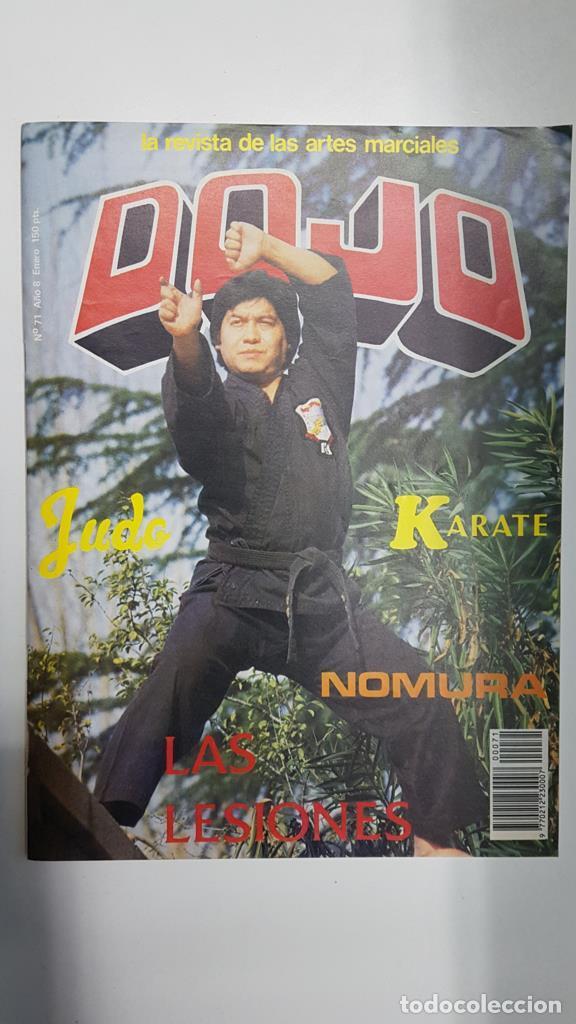 Postales: Revista: Dojo num 71, A&ntilde;o 8, enero 1984. Revista Artes Marciales - Las lesiones mas comunes, Osamu N