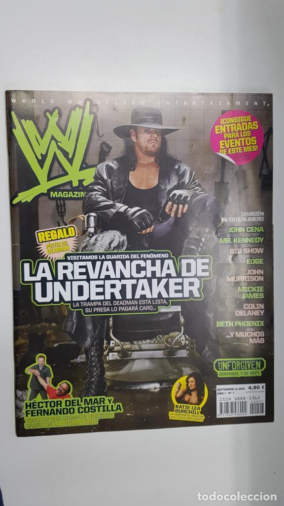 Postales: Revista lucha libre: WWE Magazine a&ntilde;o I num 7, septiembre 2008 (NO INCLUYE EL POSTER). Katie Lea la
