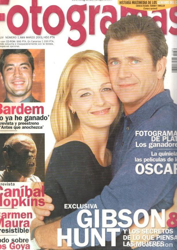 Cartes Postales: Fotogramas numero 1889, marzo 2001: Gibson y Hunt y los secretos de lo que - varios
