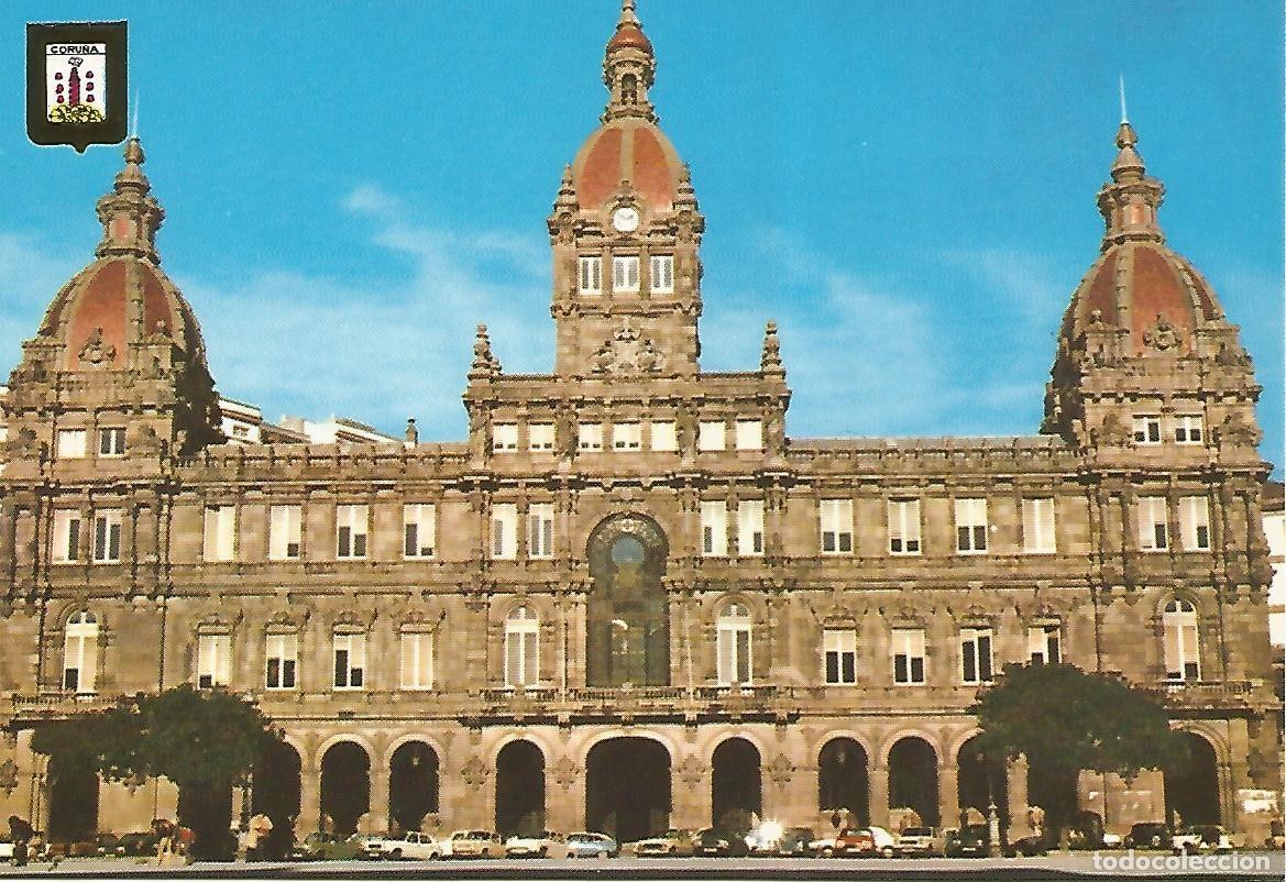 Postais: Postal 52367: LA CORU&Ntilde;A - Palacio Municipal - Varios