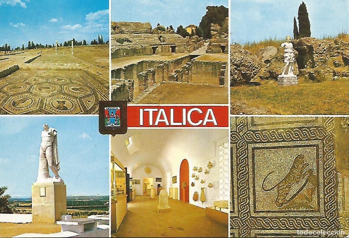 Cartoline: Postal 52321: ITALICA - Anfiteatro y otros aspectos - Varios