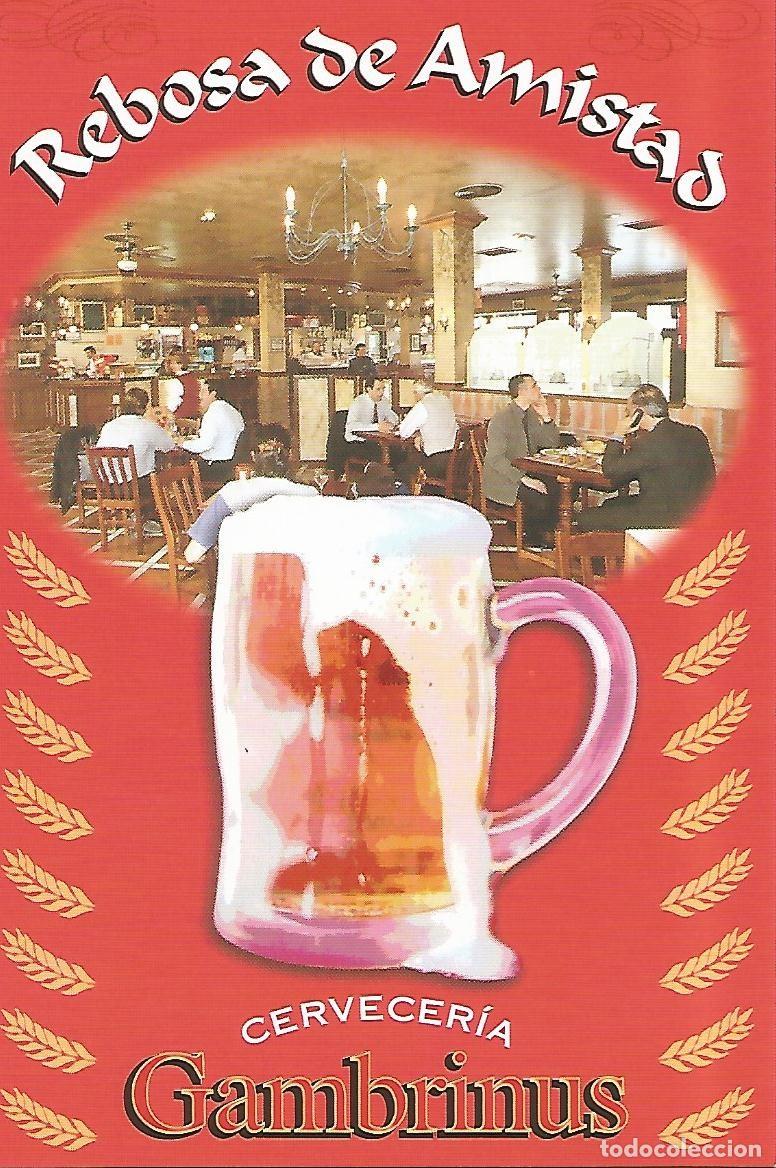 Postais: Postal publicitaria 52421: Cerveceria Gambinus. Pamplona - Varios