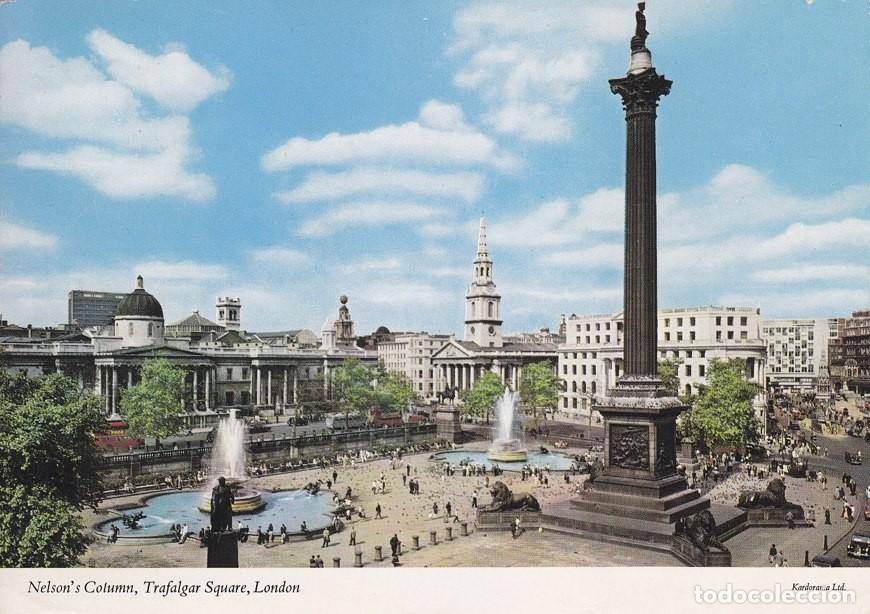 Cartoline: Postal 60329. Plaza Trafalgar Square. Columna de Nelson. Londres - Varios