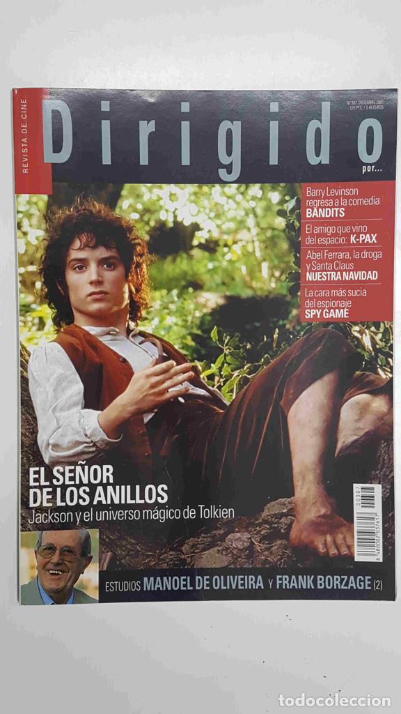 Postales: Revista Cine: Dirigido por num 307, Diciembre 2001. Portada: El Se&ntilde;or de los Anillos primera entrega