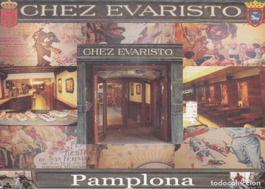 Postcards: Postal 60676. Publicitaria: Restaurante Chez Evaristo. Pamplona - Varios