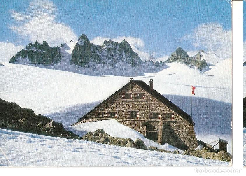 Postkarten: Postal 045059 : Cabane du Trient Valais au fond les Aiguilles Dorees et la Grande Fourche - Varios
