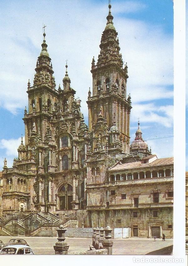 Postales: Postal 045187 : Santiago de Compostela. Catedral fachada del Obradoiro (s. XVIII) - Varios