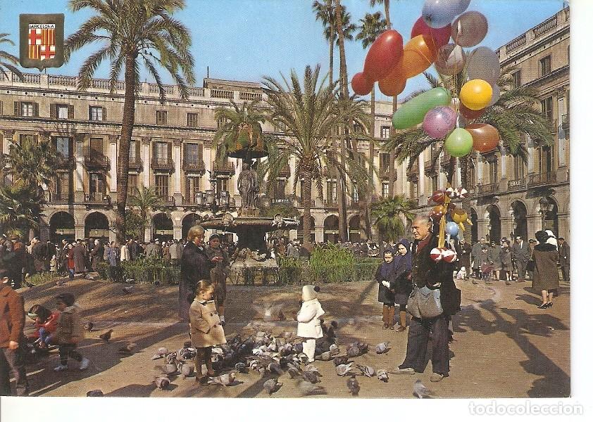 Cartoline: Postal 044799 : Barcelona. Plaza Real - Varios