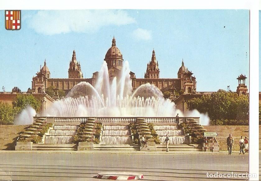 Cartes Postales: Postal 044872 : Barcelona. Fuente Monumental y Palacio Nacional de Montjuich - Varios