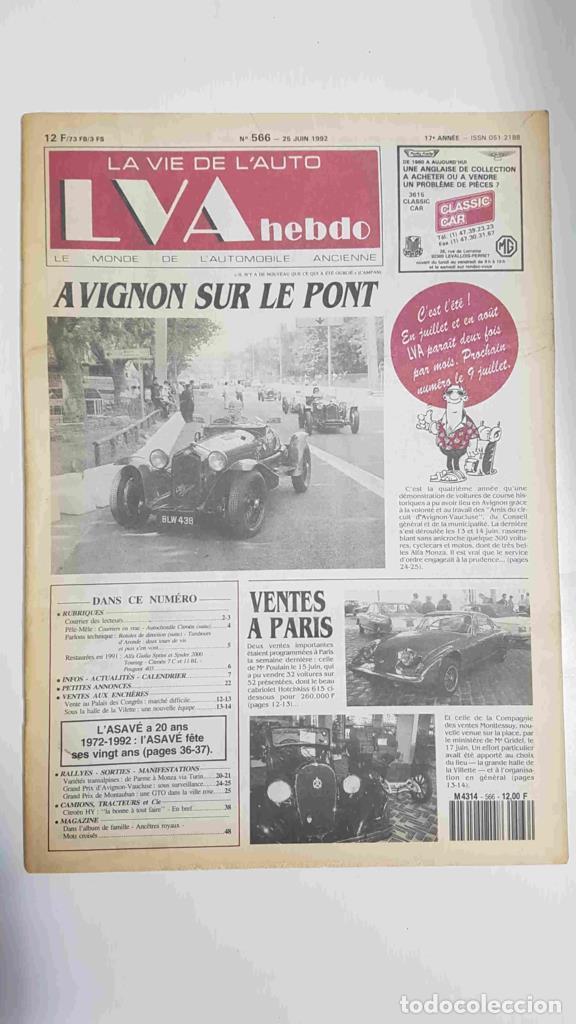 Postais: Revista, Magazine: La Vie de l'Auto LVA Hebdo num 566, 25 juin 1992 - Avignon sur le pont - NULL