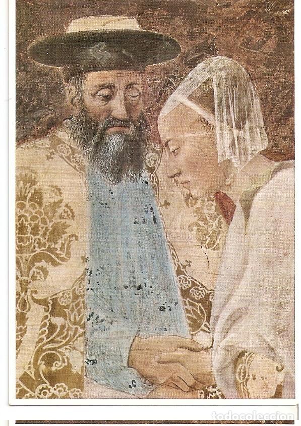 Postais: Postal 044837 : Piero della Francesca. Il ricevimento della Regina di Saba Arezzo - Sna Francesco -