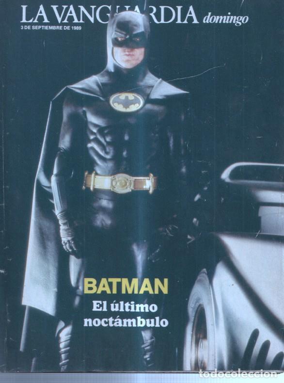 Postales: La Vanguardia especial domingo 3.9.1989: Batman el ultimo noctambulo - varios