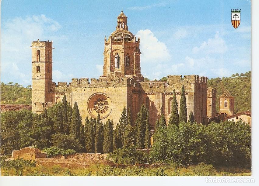 Postais: Postal 045162 : Costa Dorada. Tarragona. Monasterio de Santes Creus. Abside la iglesia - Varios