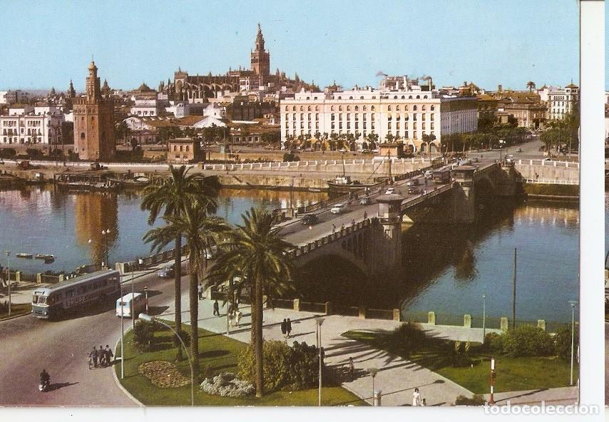 Postais: Postal 045068 : Sevilla. Rio Guadalquivir y vista parcial - Varios