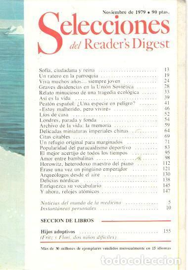 Cartoline: Selecciones del Reader s Digest noviembre 1991: Sofia, ciudadana y reina- Un - varios
