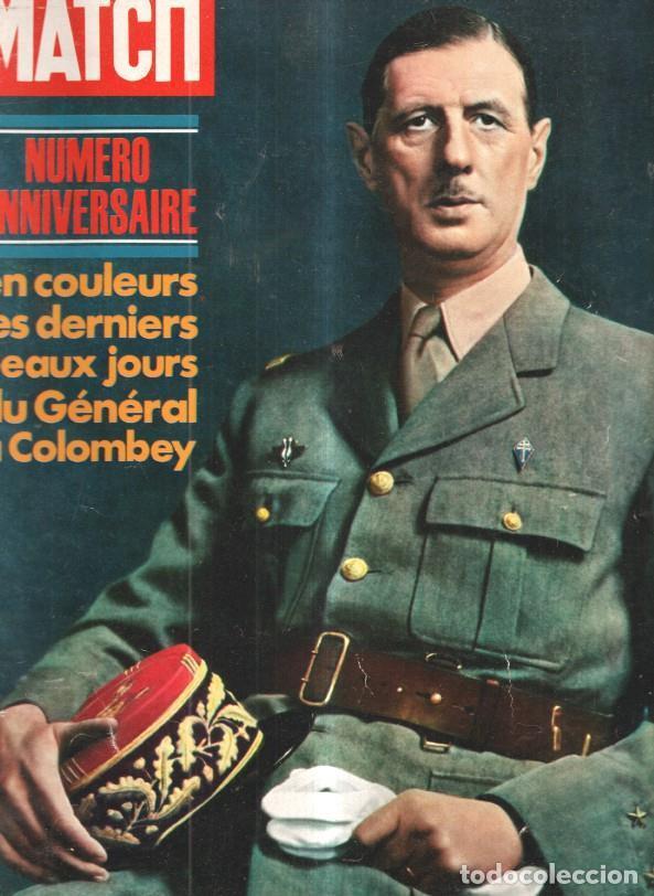 Postais: Revista: Paris Match numero 1175, 1971: Numero anniversaire en coulkeurs les -