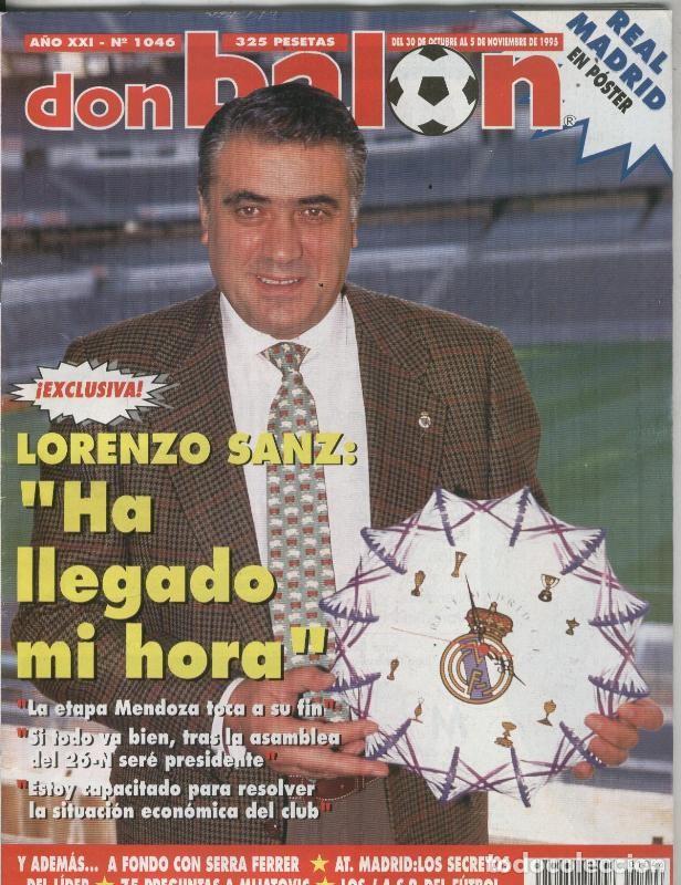 Postales: Don Balon numero 1046: poster del Real Madrid - Varios