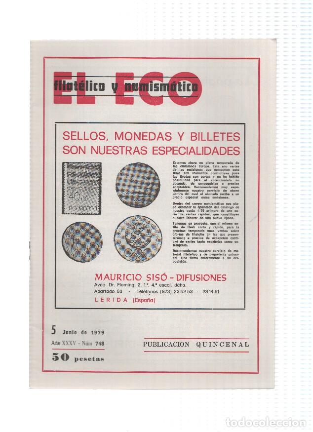Postais: El Eco Filatelico y Numismatico numero 0748: La importancia de la figura femenina en los sellos Fran