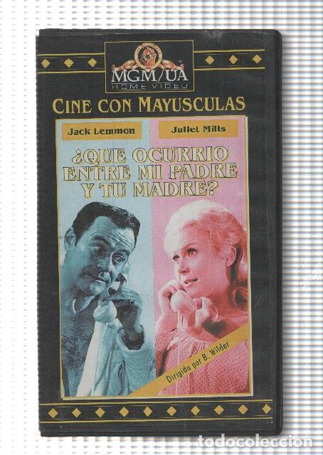 Cartoline: Pelicula, VHS: Que ocurrio entre mi padre y tu madre. Cine con Mayusculas. Dirigida por Wilder
