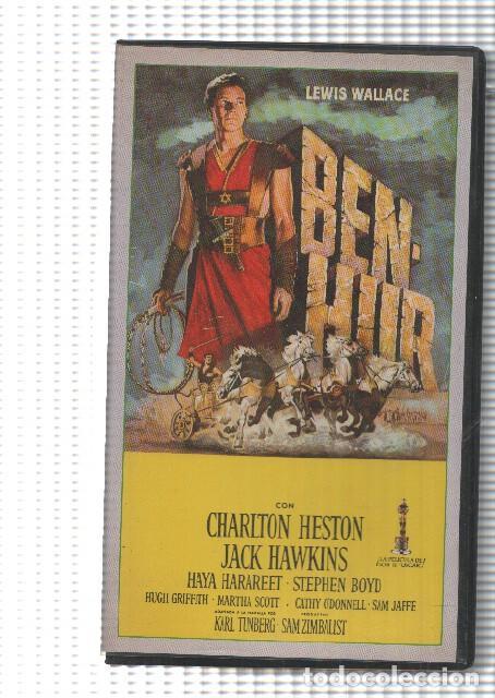 Postales: Pelicula, VHS: Ben-hur. Ganadora de 11 oscars. Dirigida por William Wyler y Andrew Marton