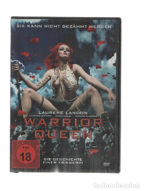 Postales: DVD pelicula: Warrior Queen. Idiomas: alem&aacute;n, ingl&eacute;s. Great Movies. Laurene Landon