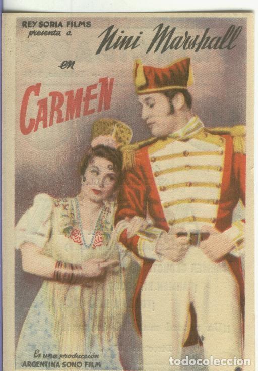 Postales: Programas de Cine: Carmen - Varios - Foto 1